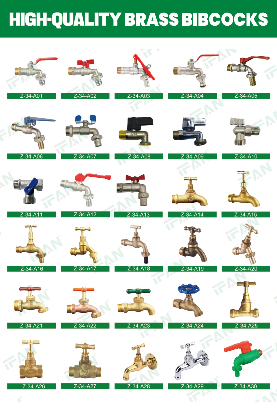 IFAN OEM Factory Supply Manual Brass Water Spigot pic 3