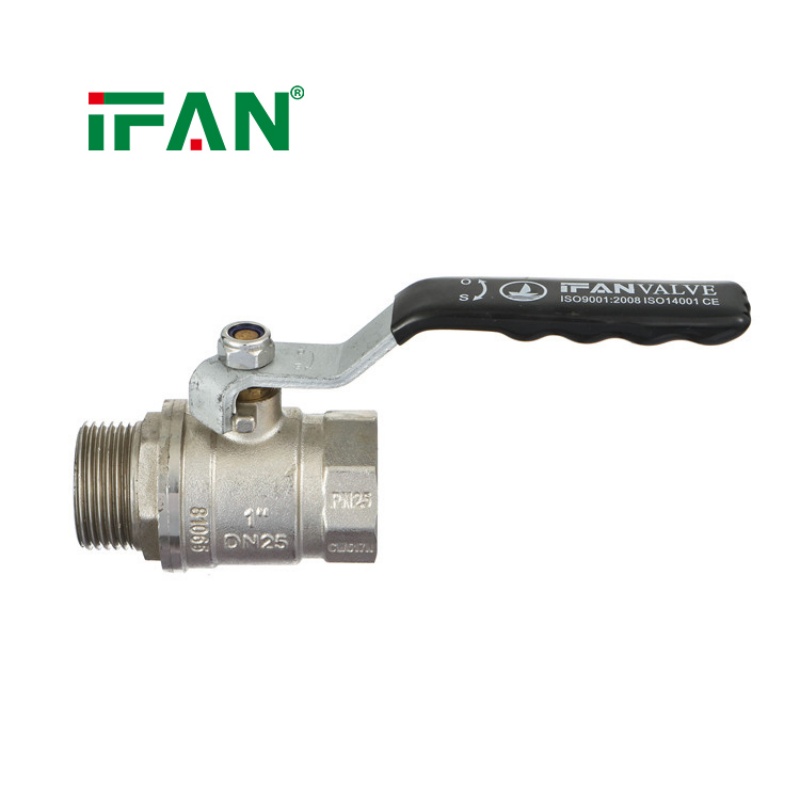 IFAN High-Quality Brass Ball Valve with Male Thread Specification image