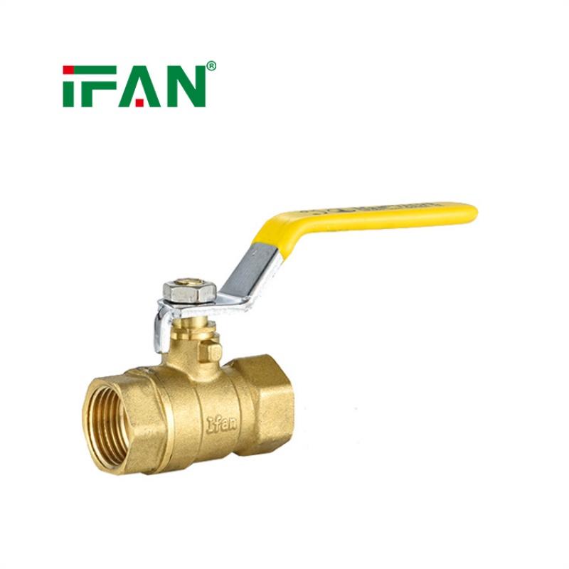IFAN Reliable Yellow-Handle Female-Thread Ball Valve details Picture