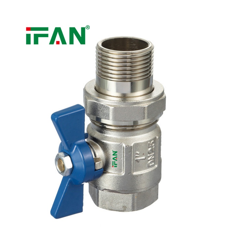 IFAN Residential Ball Valve with Union and Butterfly Handle