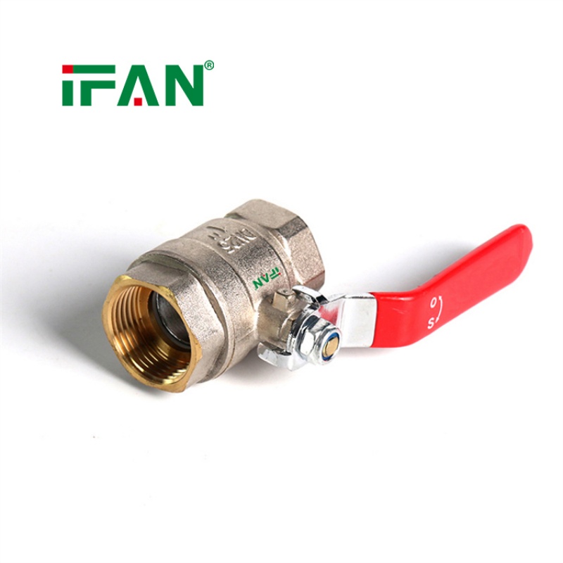 IFAN Factory Wholesale Red Long-Handle Ball Valve