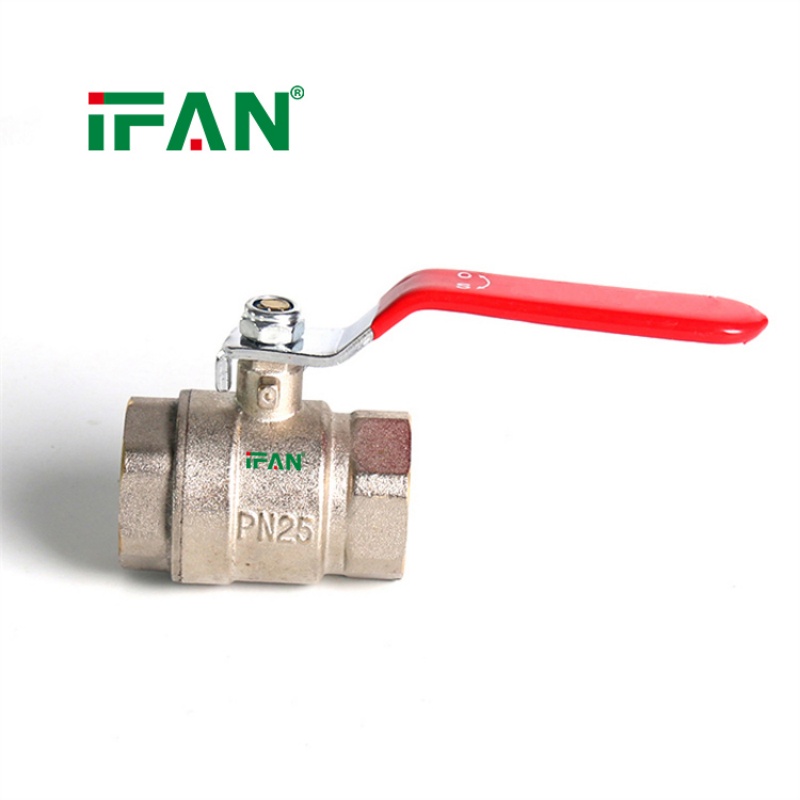IFAN Factory Wholesale Red Long-Handle Ball Valve Item Picture