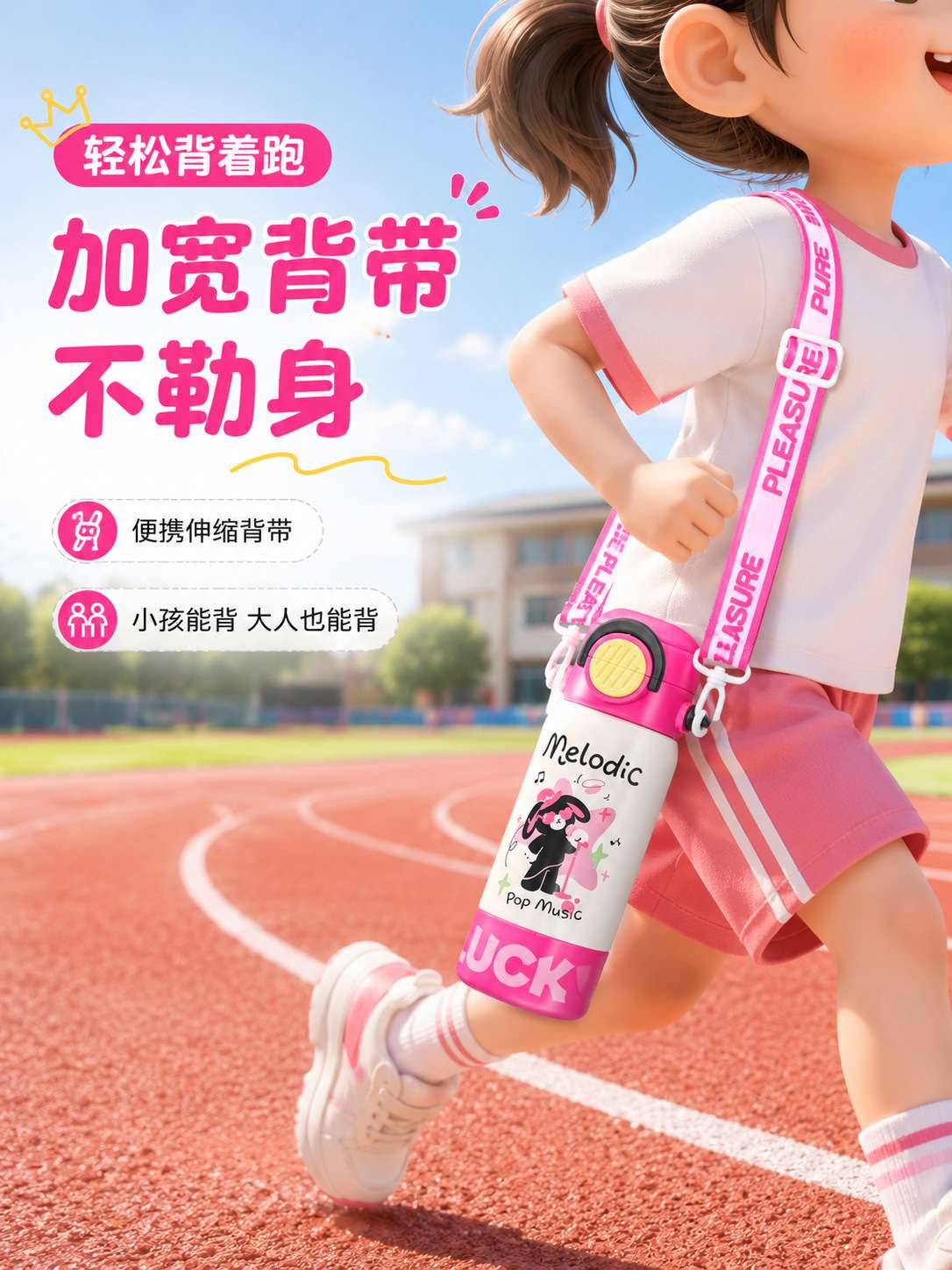 Y290-QSXD2261卡通三饮保温杯不锈钢儿童带背带便携直饮吸管杯详情图8