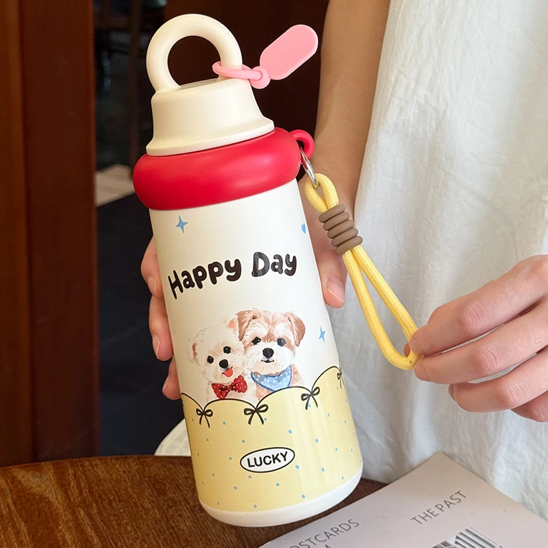 The new Y290-QSXD2276 insulated cup features a high appearance level, a large-capacity portable double-drinking straw, and is made of stainless steel detail image 8