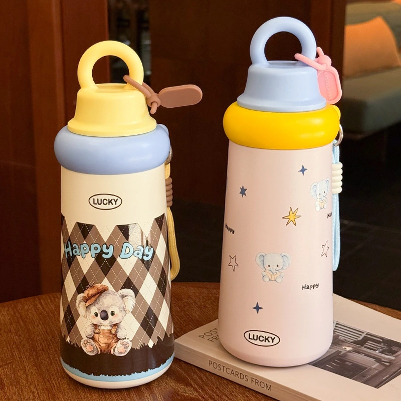 The new Y290-QSXD2276 insulated cup features a high appearance level, a large-capacity portable double-drinking straw, and is made of stainless steel detail image 5
