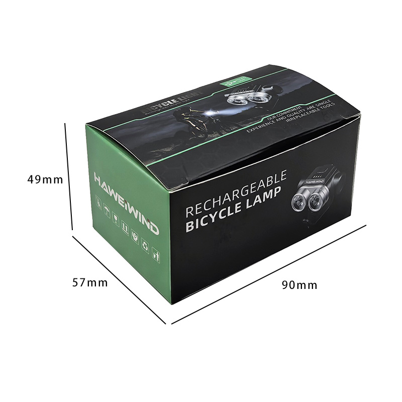 HW-2505 USB recargable display de potencia faros de bicicleta faros de bicicleta luz nocturna paseo linterna pic 12