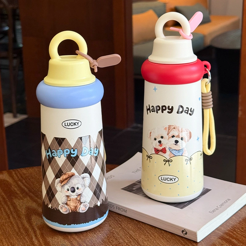 The new Y290-QSXD2276 insulated cup features a high appearance level, a large-capacity portable double-drinking straw, and is made of stainless steel detail image 2