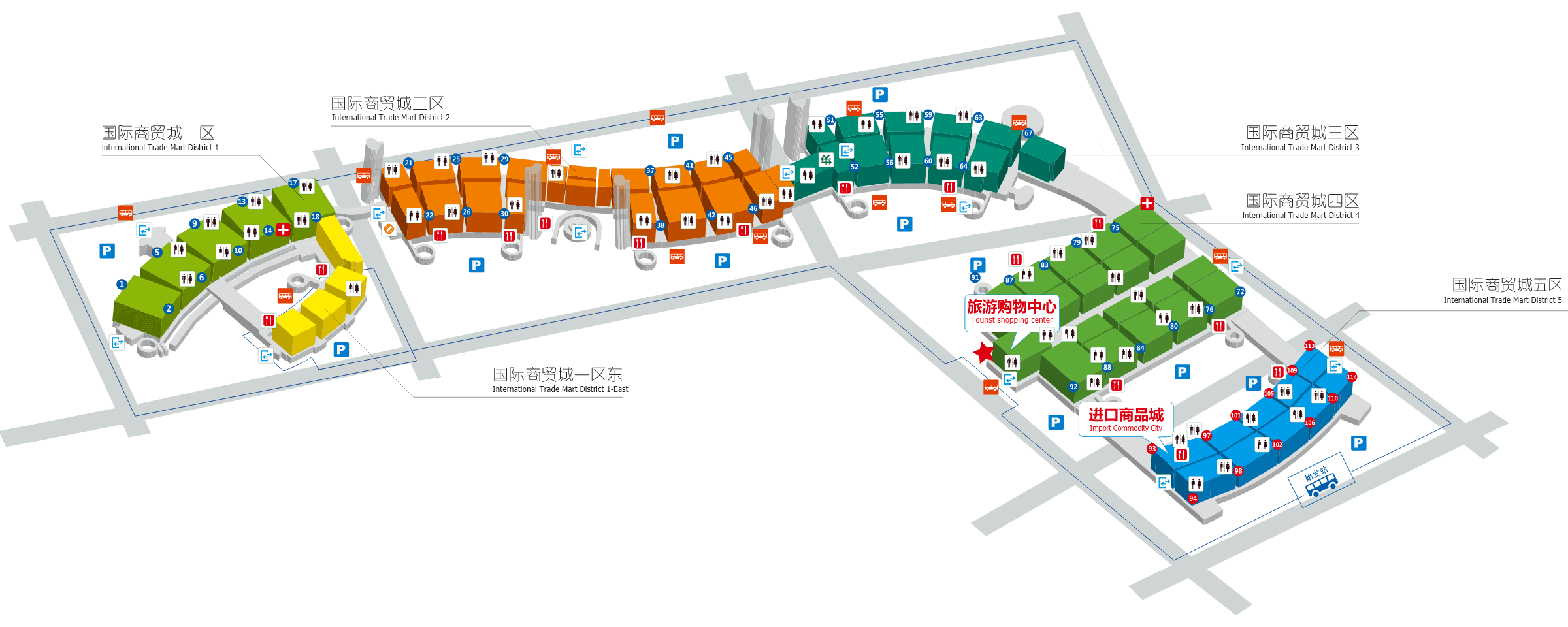 yiwu market map