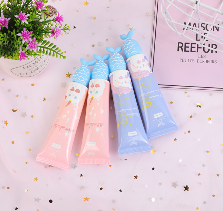 Yiwu Good Quality cute Hand Cream, Moisturizing and hydrating, refreshing Beauty fish tail portable Women Unicorn Hand cream detail image 4
