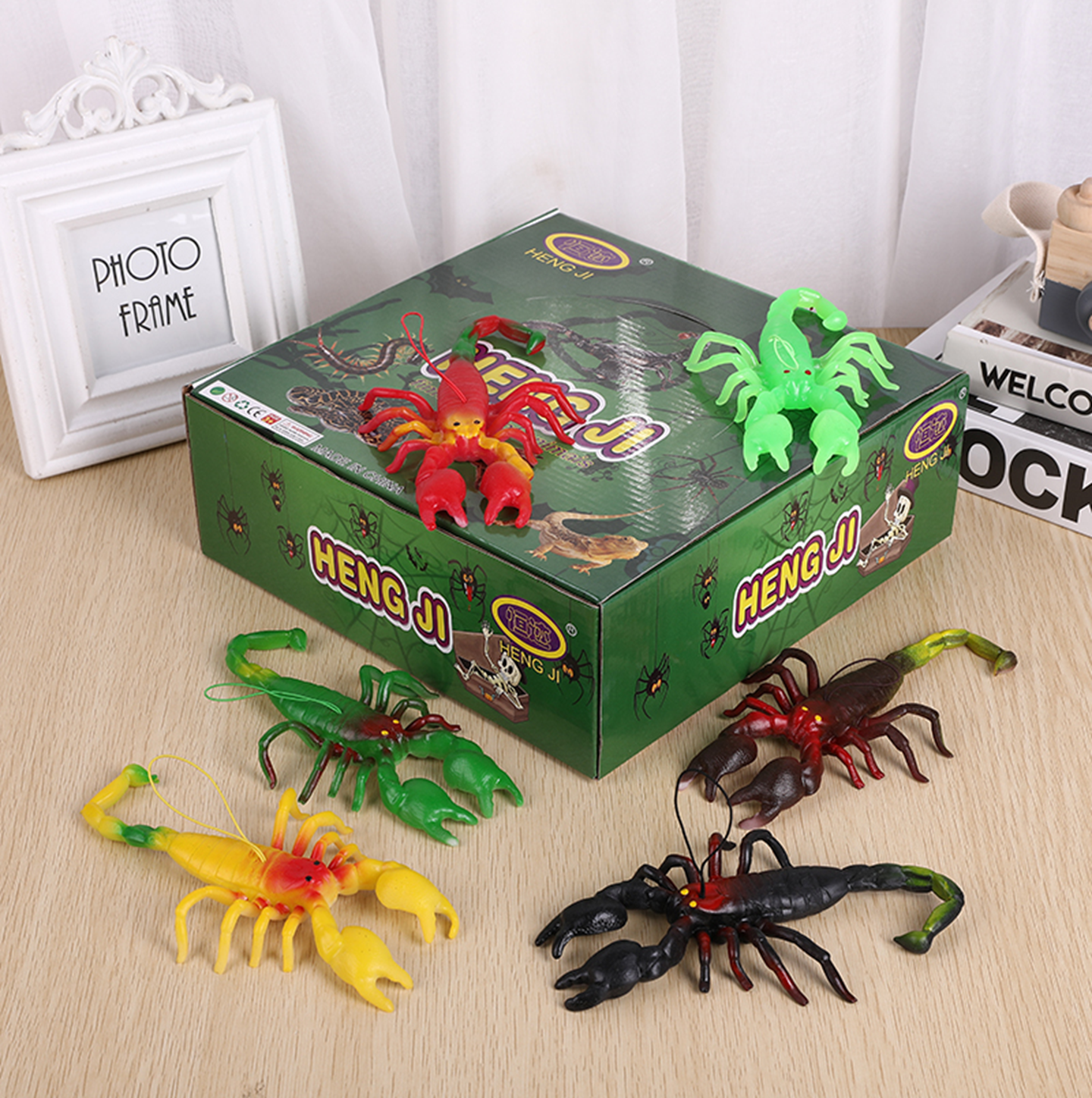 义乌好货 仿真昆虫1号蝎子塑胶仿真蝎子详情图1