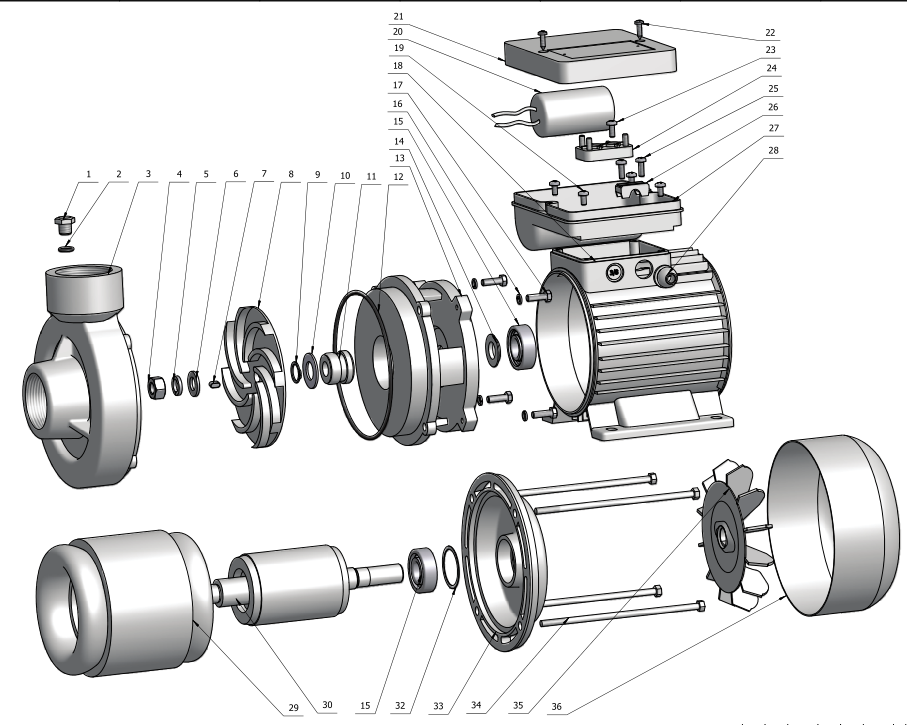 DK series Centrifugal Pumps for clean  water supply详情3