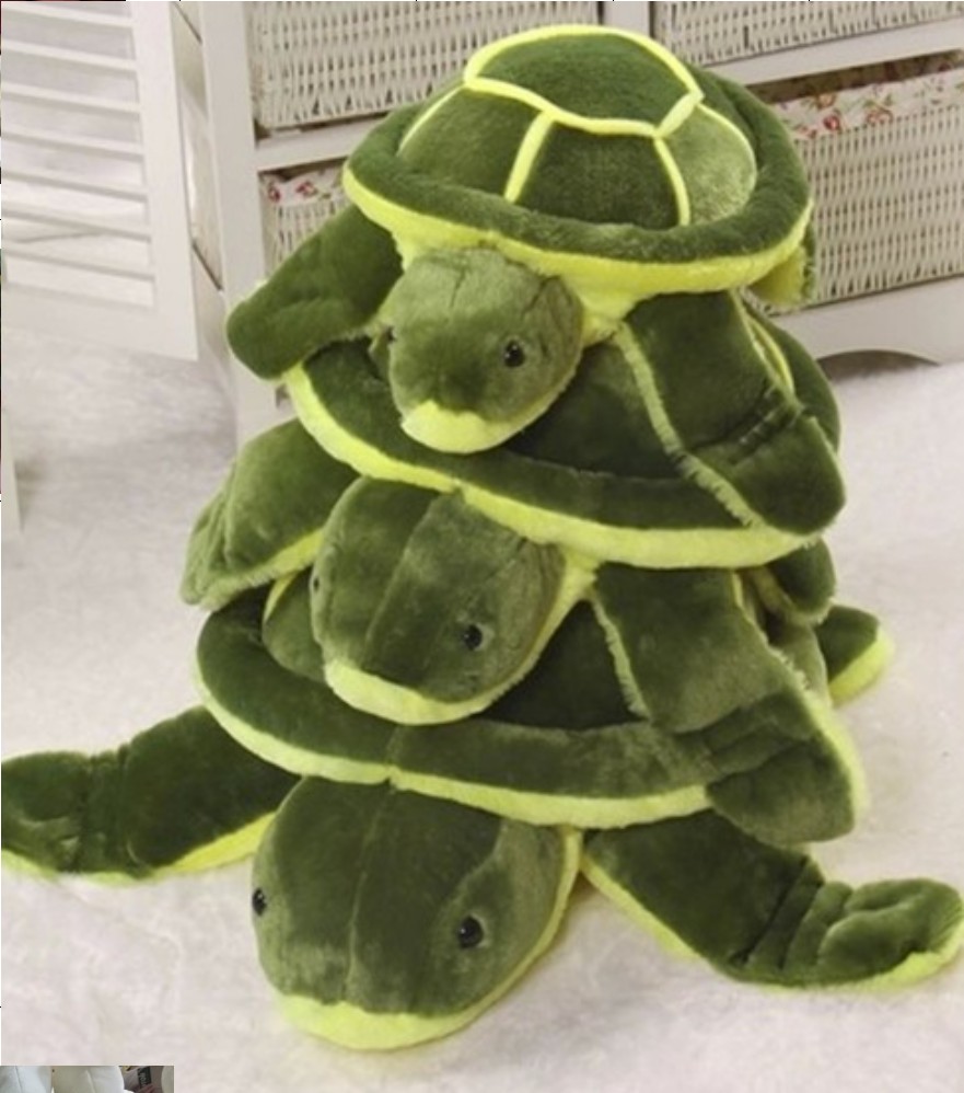 Yiwu manufacturer big turtle wool turtle big eye turtle plush toy large backrest doll 20cm