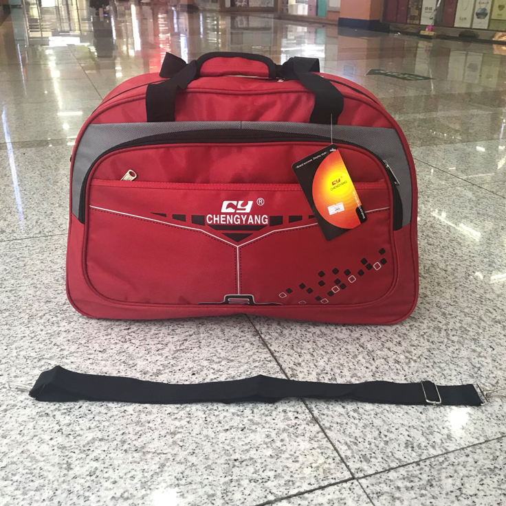 Yiwu quality waterproof nylon hand-held travel bags, business trip and travel luggage bags for men and women, short-distance travel bags detail image 2