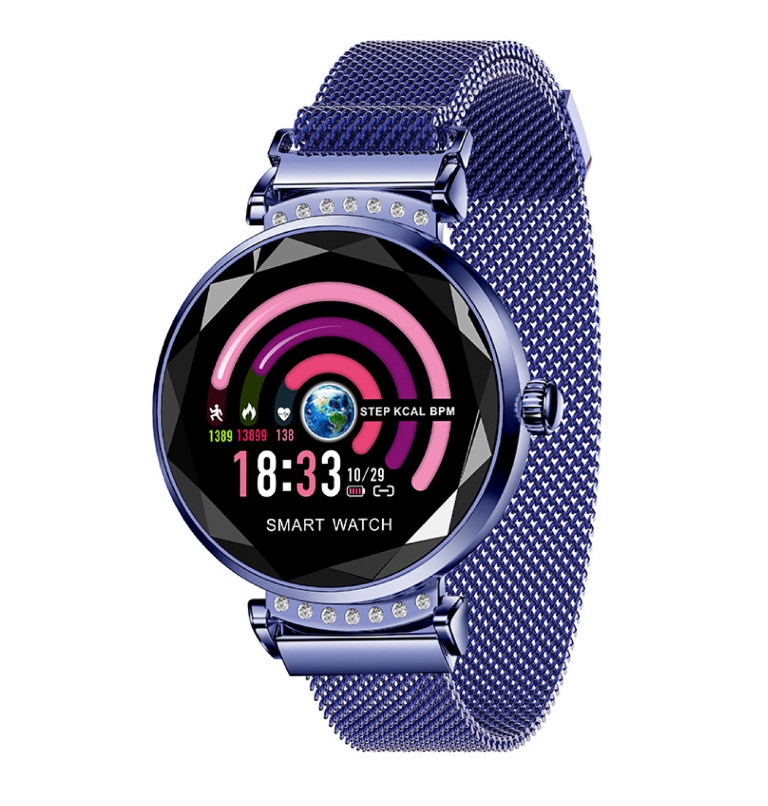 Yiwu Quality ZM103 Smart Bracelet with continuous heart rate detection, waterproof female physiological reminder magnetic strap detail image 2