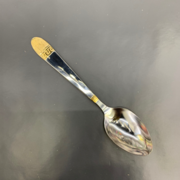 Yiwu Good Goods Crown Stainless Steel Knife Fork Spoon Tableware Western Knife Fork Spoon Tableware Specification drawing