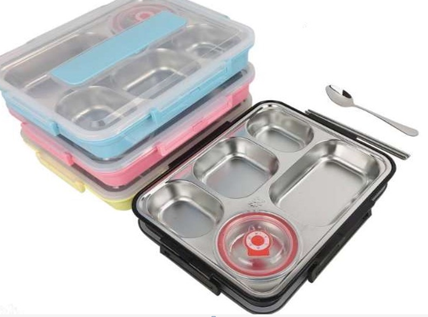 Yiwu Good Goods Five/Four Fast Food Bento Box 304 Student Lunch Box White-Collar Lunch Box Specification drawing