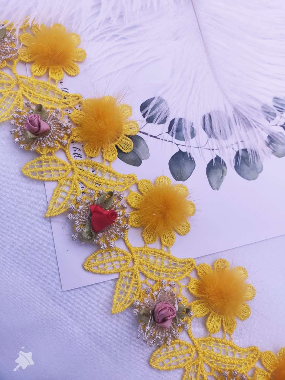 Handmade DIY milk thread water-soluble lace accessories and clothing are the top choice for foreign trade