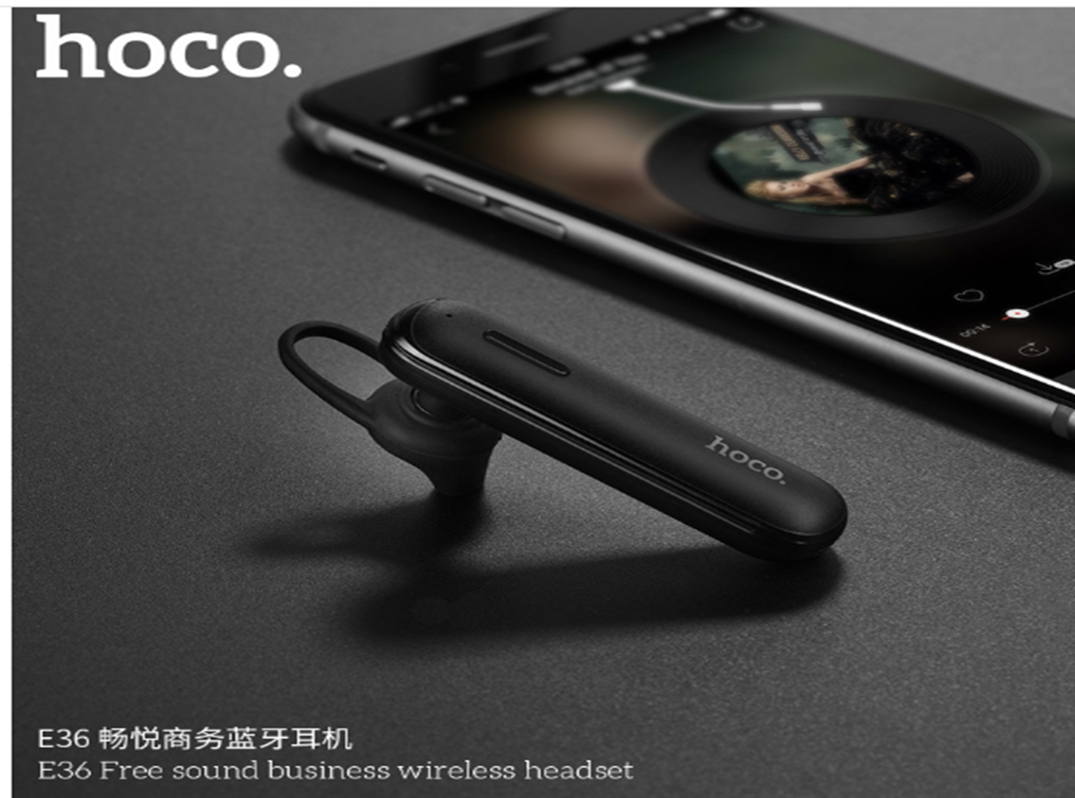 义乌好货 畅悦商务蓝牙耳机无线通话耳麦隐形挂耳式详情图2