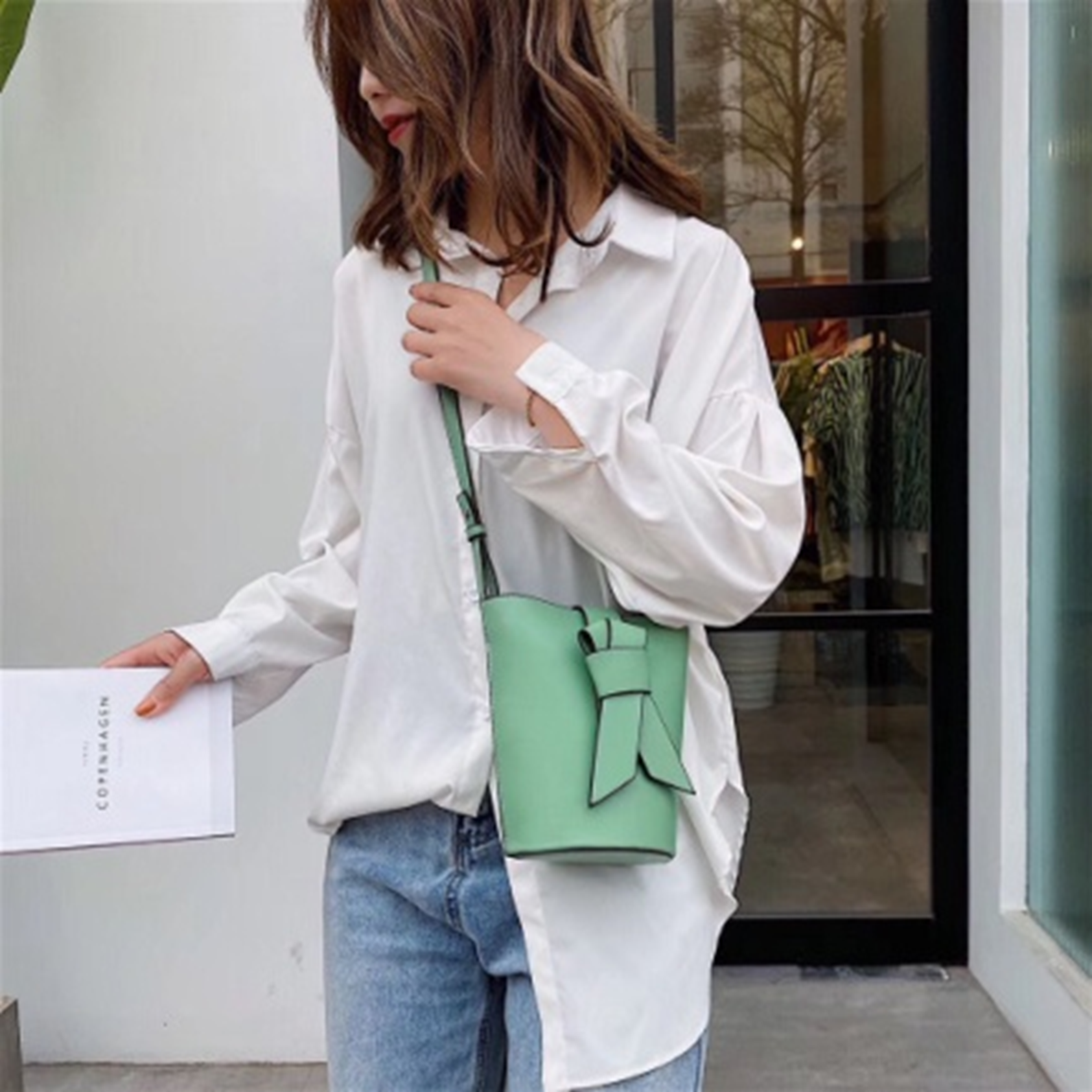 Yiwu Good Goods 3157 Balli Rui Ni Female Bag Fashion Handbag Shoulder Bag Specification drawing