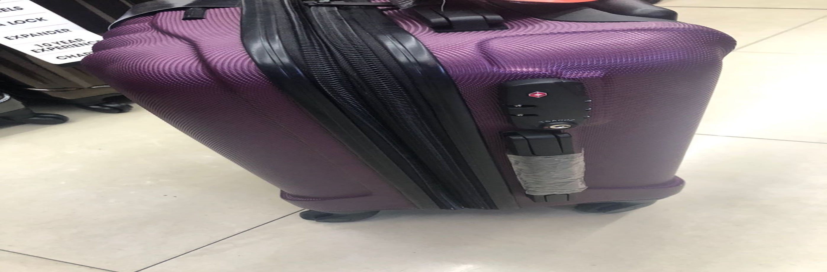 义乌好货 20寸新款ABS耐摔耐砸海关锁可加宽大容量万向轮旅行拉杆箱详情图3