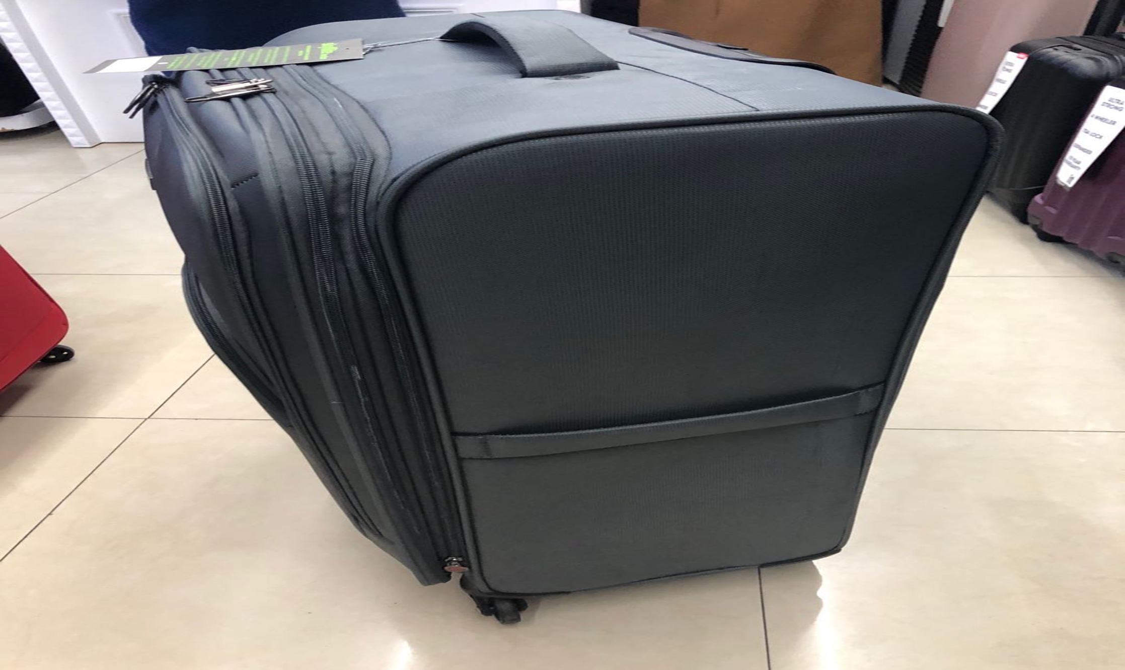 义乌好货 24寸1901-3拉杆箱小型帆布登机行李箱轻便旅行商务皮箱详情图2