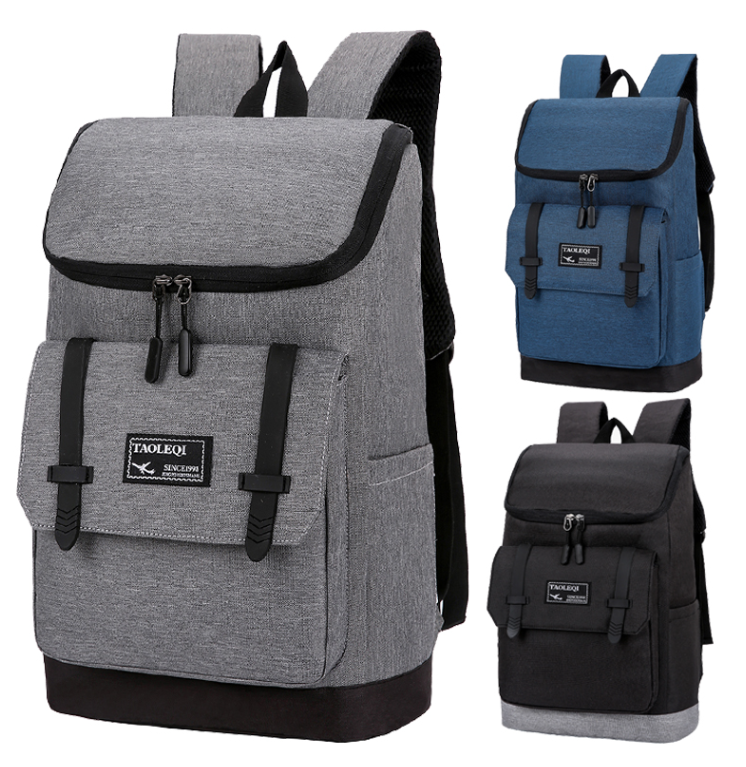 义乌好货 新款男女双肩包时尚潮流休闲包高中生青年包尼龙布背包详情图1