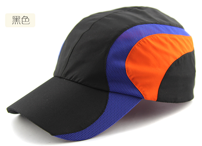 夏天户外折叠便携速干帽男女士登山出游防晒透气网帽夏季帽子厂家详情图4