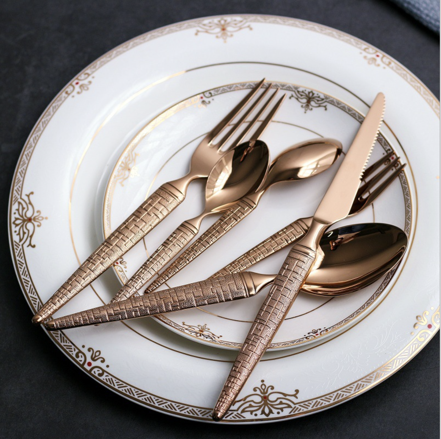 Into The E-Commerce Original Knife, Fork And Spoon Set Spoon 304 Stainless Steel Hotel Gifts Application Scenario