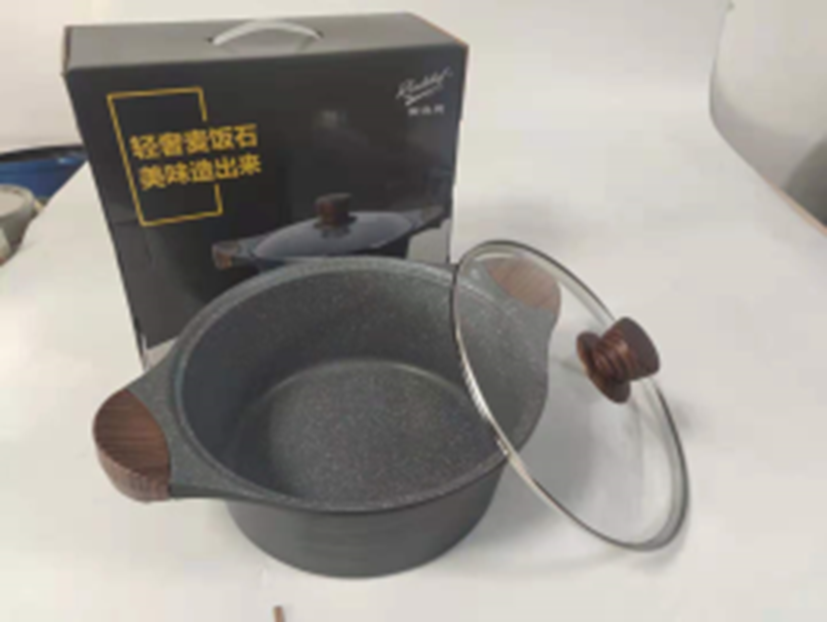义乌好货 24寸汤锅石炖锅汤锅家用石锅明火适用燃气陶瓷煲汤详情图2