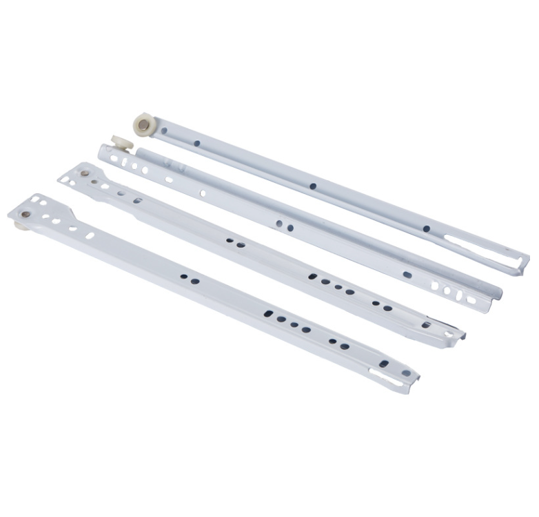 义乌好货 普轨喷粉滑轨 橱柜防锈耐磨二节喷粉抽屉滑轨详情1