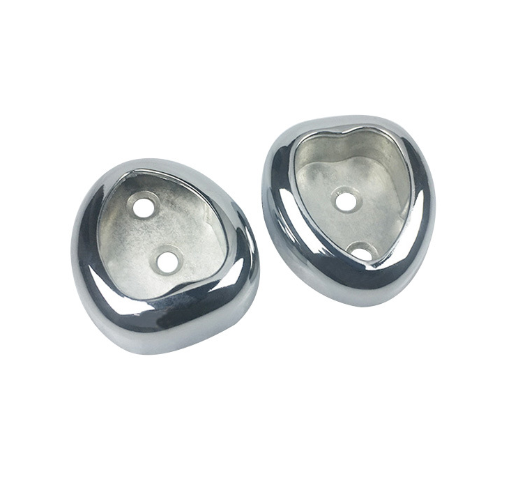 义乌好货 全锌心形衣管托 锌合金衣通座 高档衣帽间衣柜配件详情图1