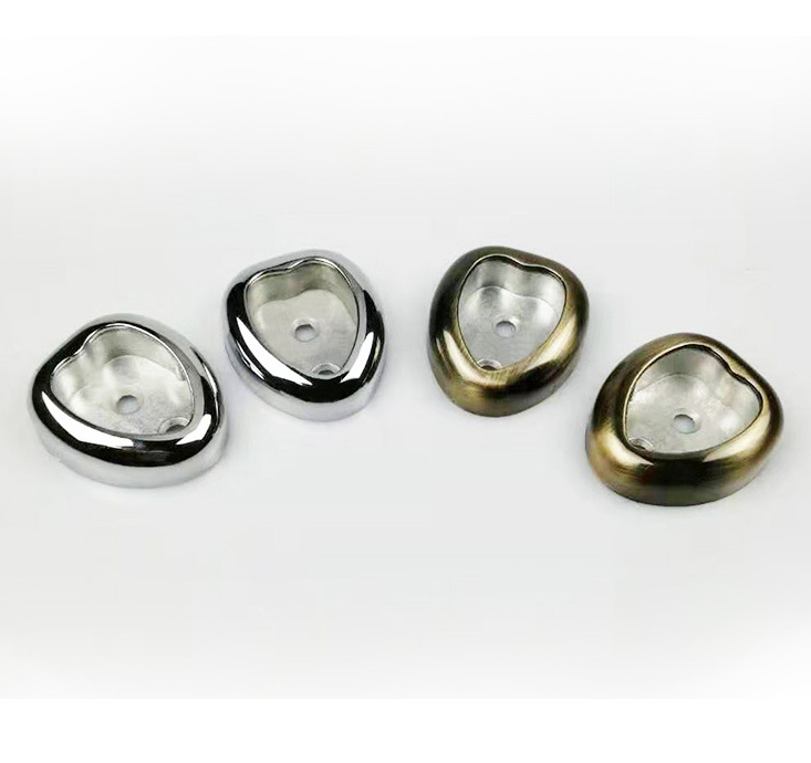 义乌好货 全锌心形衣管托 锌合金衣通座 高档衣帽间衣柜配件详情图3