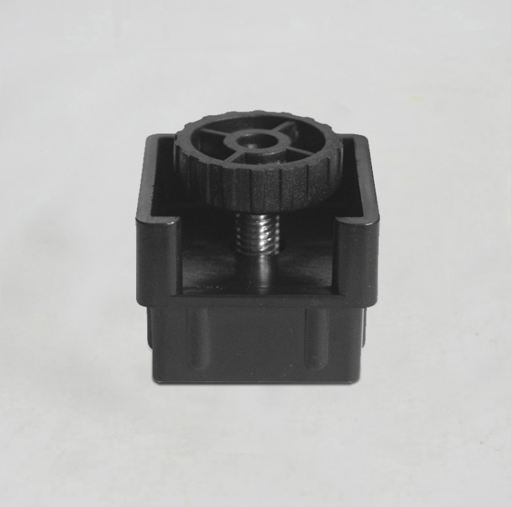 义乌好货 方塞带锣母可调脚 方形带调节堵头 方形带锣母脚垫详情图1