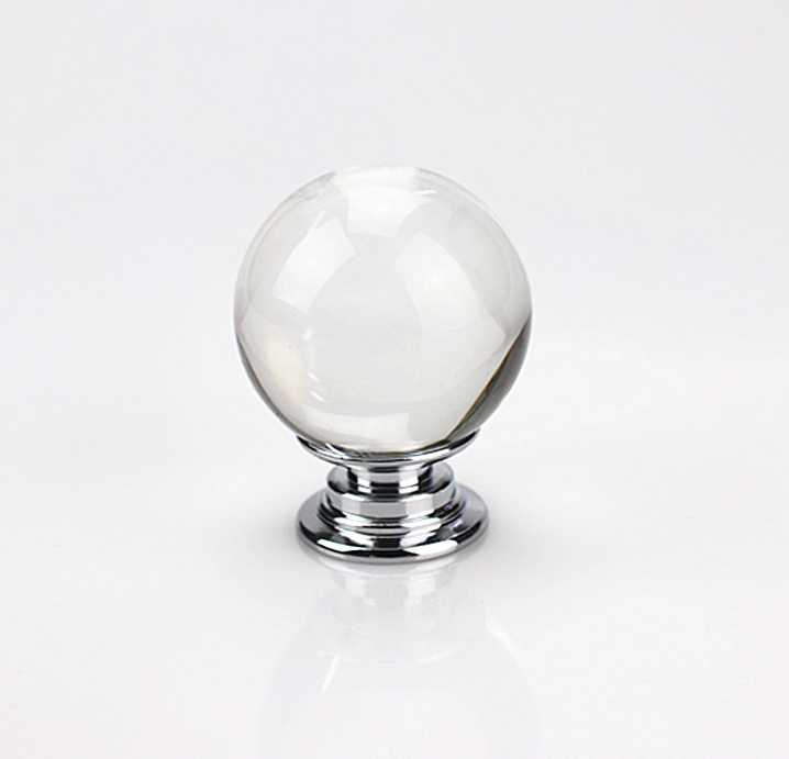 义乌好货 30mm水晶光球拉手抽屉橱柜拉手家具五金门把手详情图1
