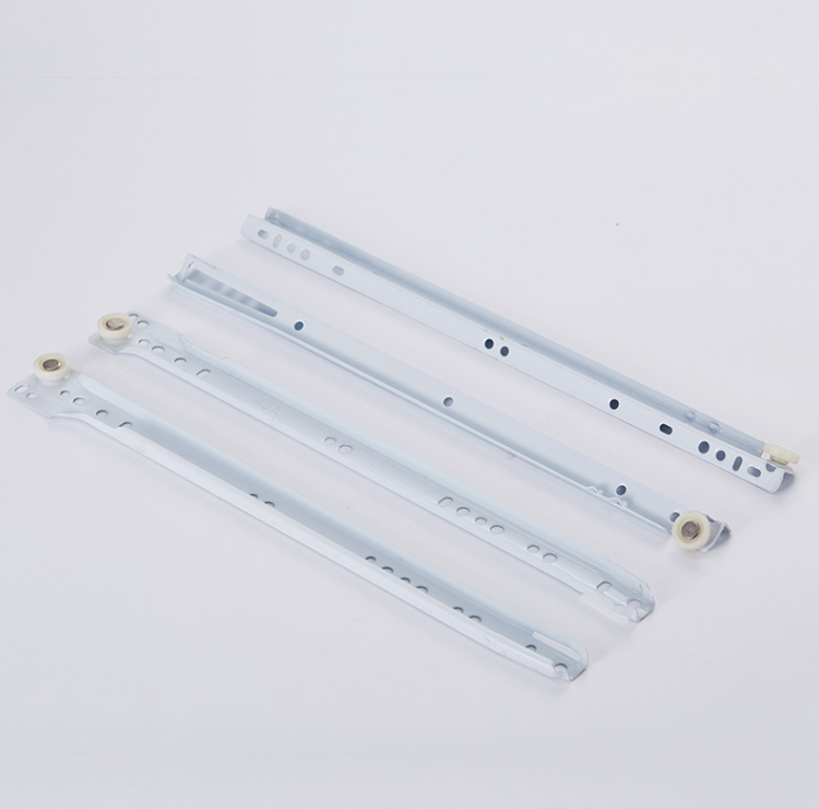 义乌好货 普轨喷粉滑轨 橱柜防锈耐磨二节喷粉抽屉滑轨详情2