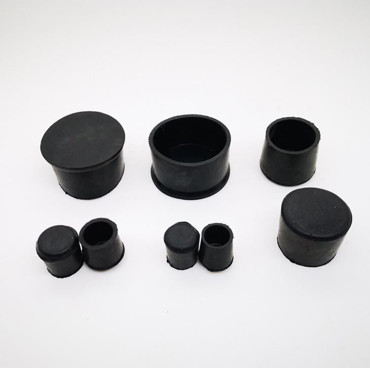 Yiwu Good Goods Round Rubber Foot Mat Soft Rubber Outer Foot Cover Stainless Steel Pipe Aluminum Pipe Iron Pipe Specification drawing