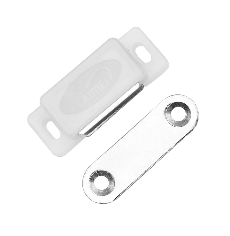Yiwu Good Goods Strong Magnetic Touch Small Magnetic Cabinet Closet Door Magnetic Touch Strong Magnetic Plastic Magnetic Clamp Cabinet Suction details Picture