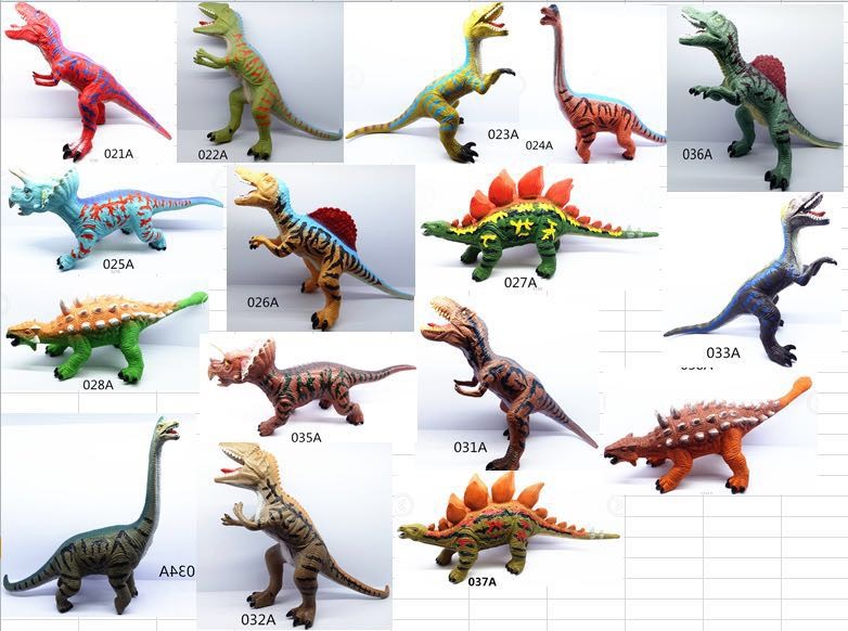 PVC环保材质，搪胶发声恐龙