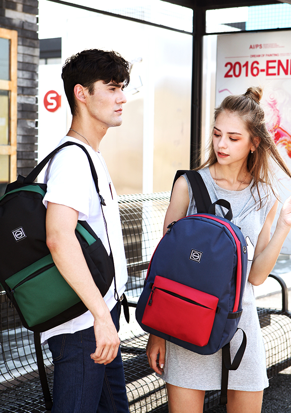 义乌好货 女生书包双肩包潮牌女背包ins风个性简约百搭详情图1