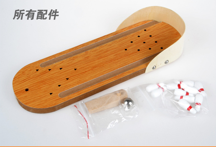 义乌好货 创意益智木制玩具木制迷你保龄球亲子互动减压创意游戏详情图2