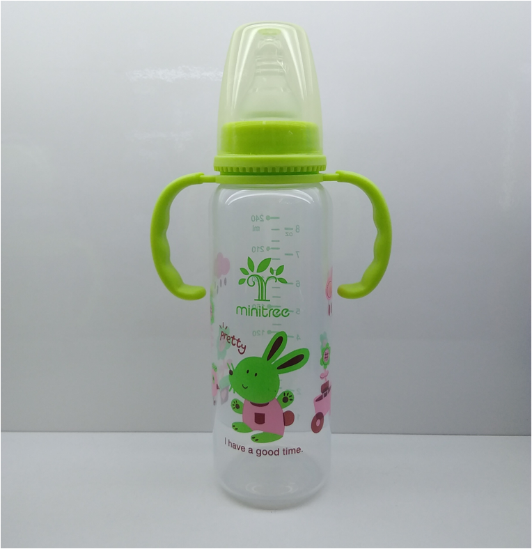 Yiwu Quality PP standard-mouth baby bottle 240ml pic 1