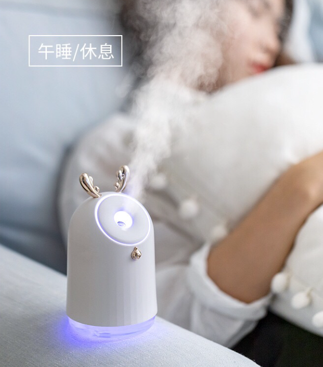 义乌好货 萌宠加湿器家用办公 静音定时可爱usb充电迷你香薰加详情图2