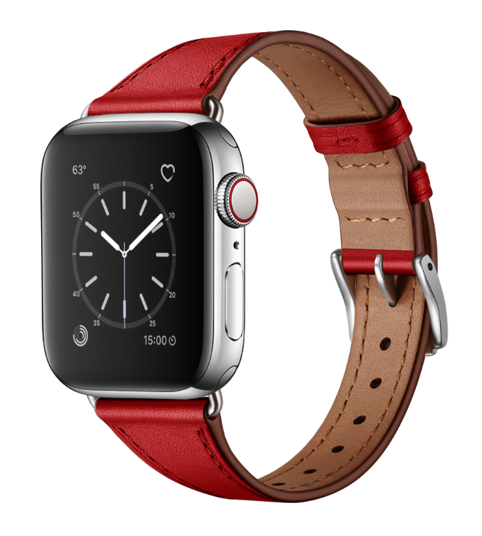 Yiwu Quality Apple Watch1/2/3/4/5 Slim Leather Strap detail image 2