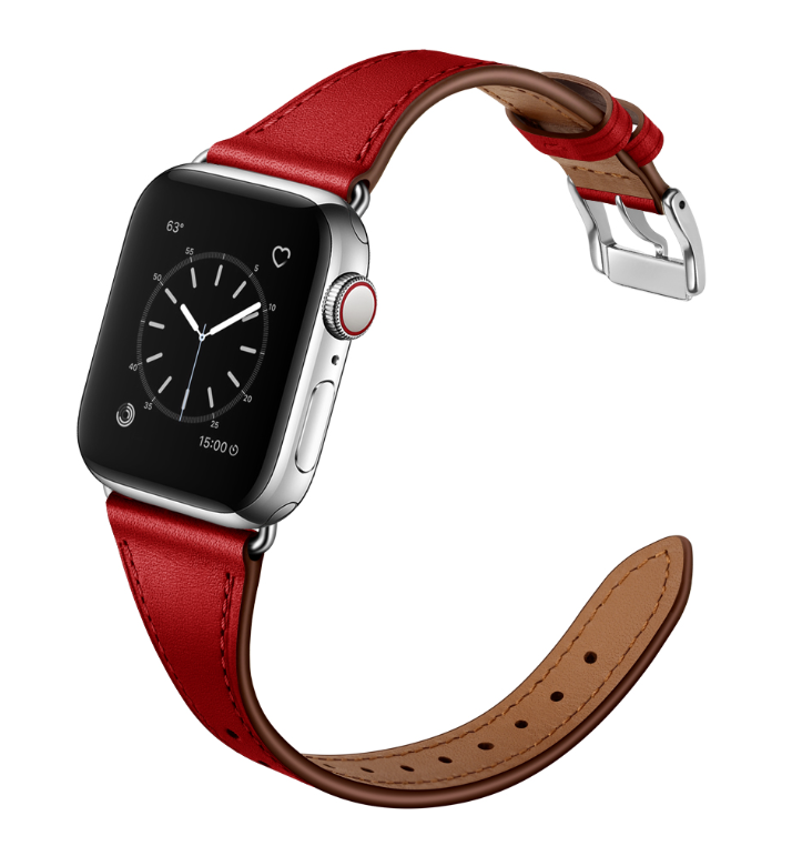 Yiwu Quality Apple Watch1/2/3/4/5 Slim Leather Strap detail image 1