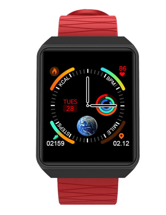 Yiwu's high-quality ZN117 waterproof sports smartwatch offers hourly heart rate and blood pressure detection, as well as incoming call and message alerts detail image 2