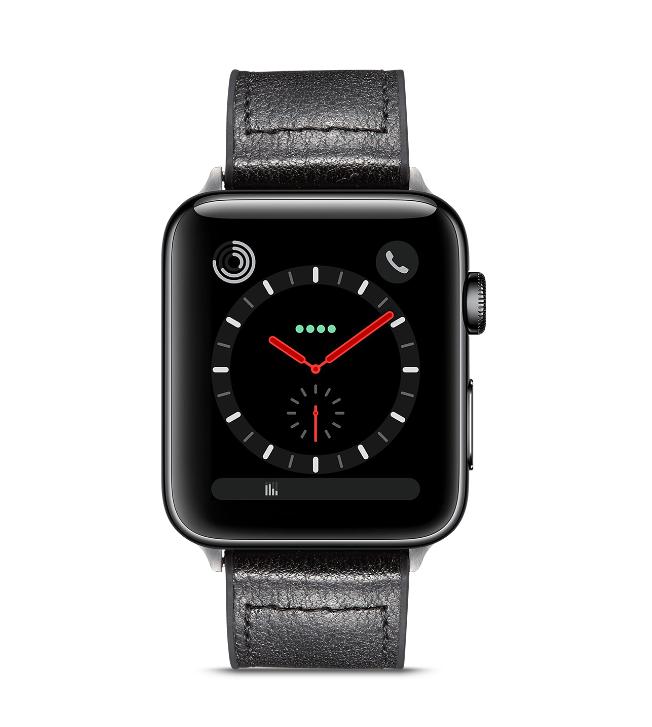 Yiwu quality Apple Watch color genuine leather strap, iWATCH 1/2/3/4/5 generation universal sports strap detail image 1