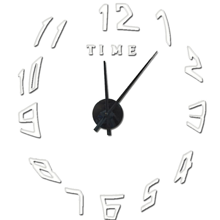 New 3D wall clock with a diameter of 80CM from Yiwu, DIY fun clock, creative wall sticker clock detail image 1