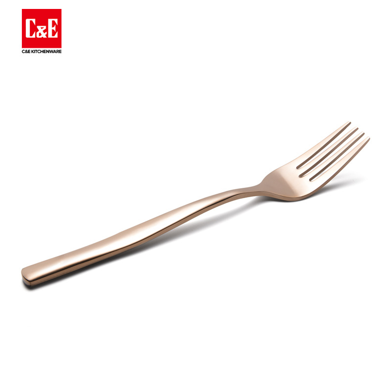 义乌好货 C&E创艺厨具玫瑰金不锈钢五件套餐具304食品级详情2