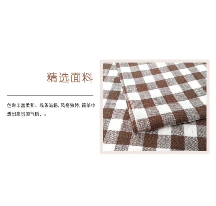 义乌好货 桌旗棉麻色织桌旗床旗茶几布餐边柜条旗详情图1