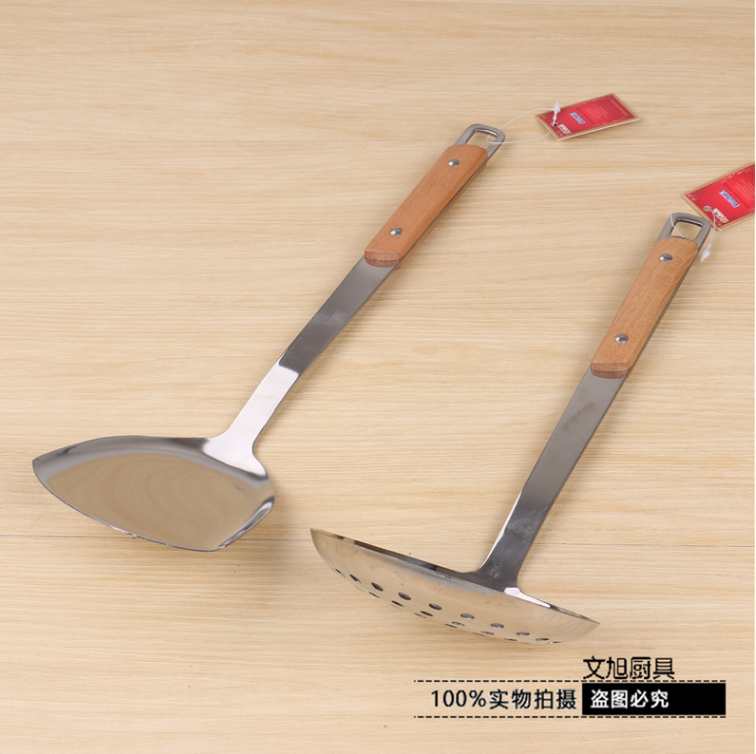 Yiwu quality stainless steel kitchenware, thickened soup spoons, spatulas, cooking spatulas, cookware, cooking tools, kitchenware pic 2